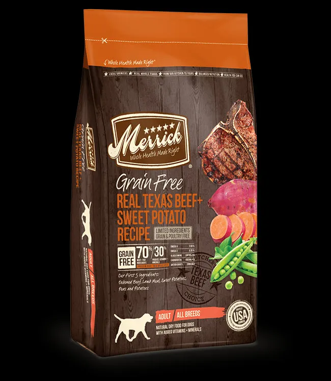 Merrick Texas Beef & Sweet Potato Dry Dog Food 4lb