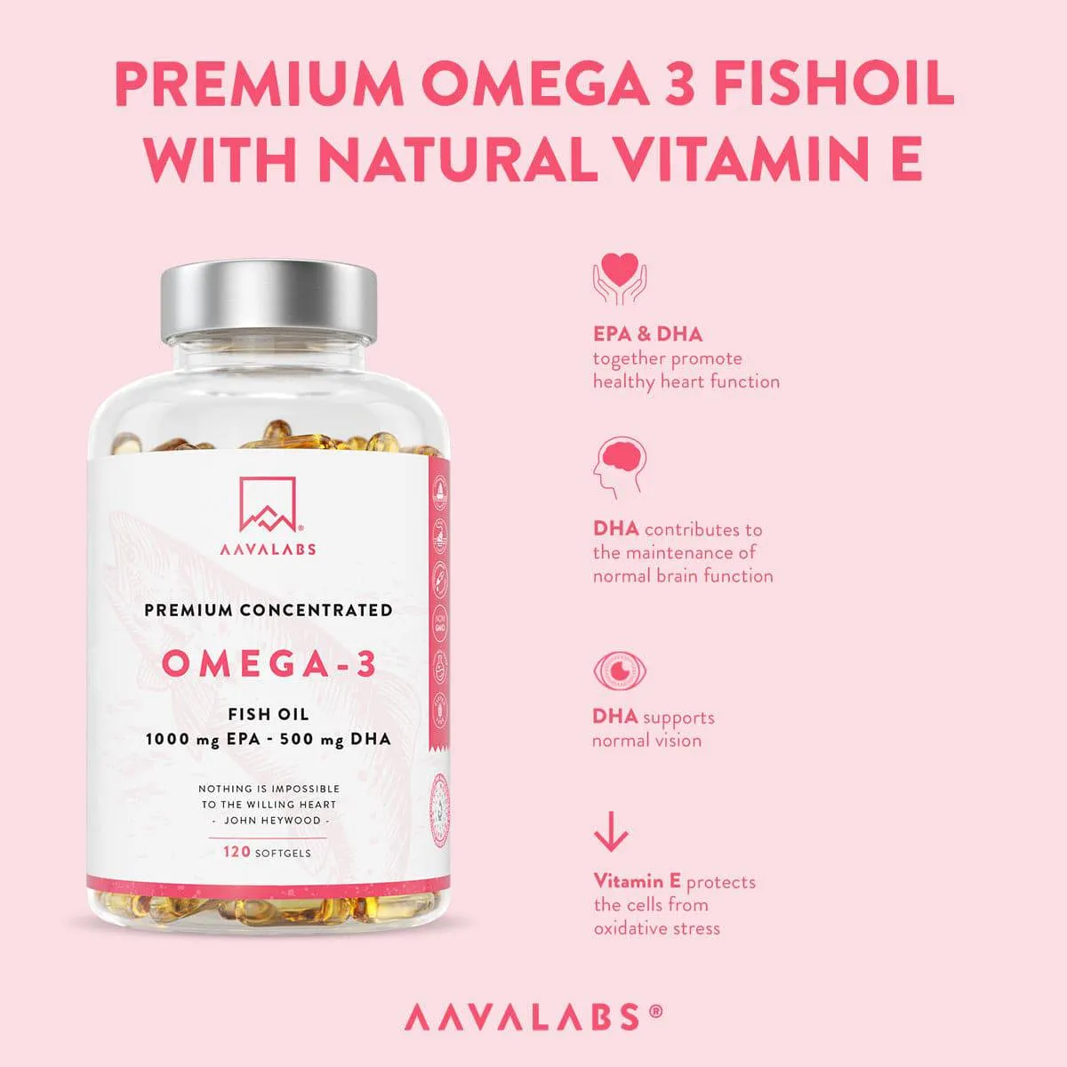OMEGA 3-6 MONTH PACK