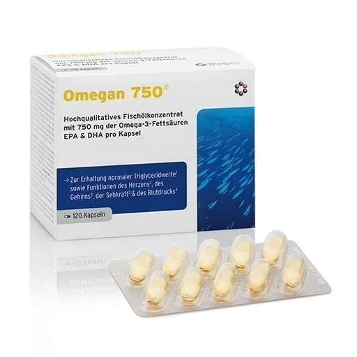 OMEGAN 750 soft capsules 120 pcs Omega-3 fatty acids