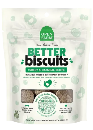 Open Farm - Better Biscuit - Turkey & Oatmeal Dog Treats