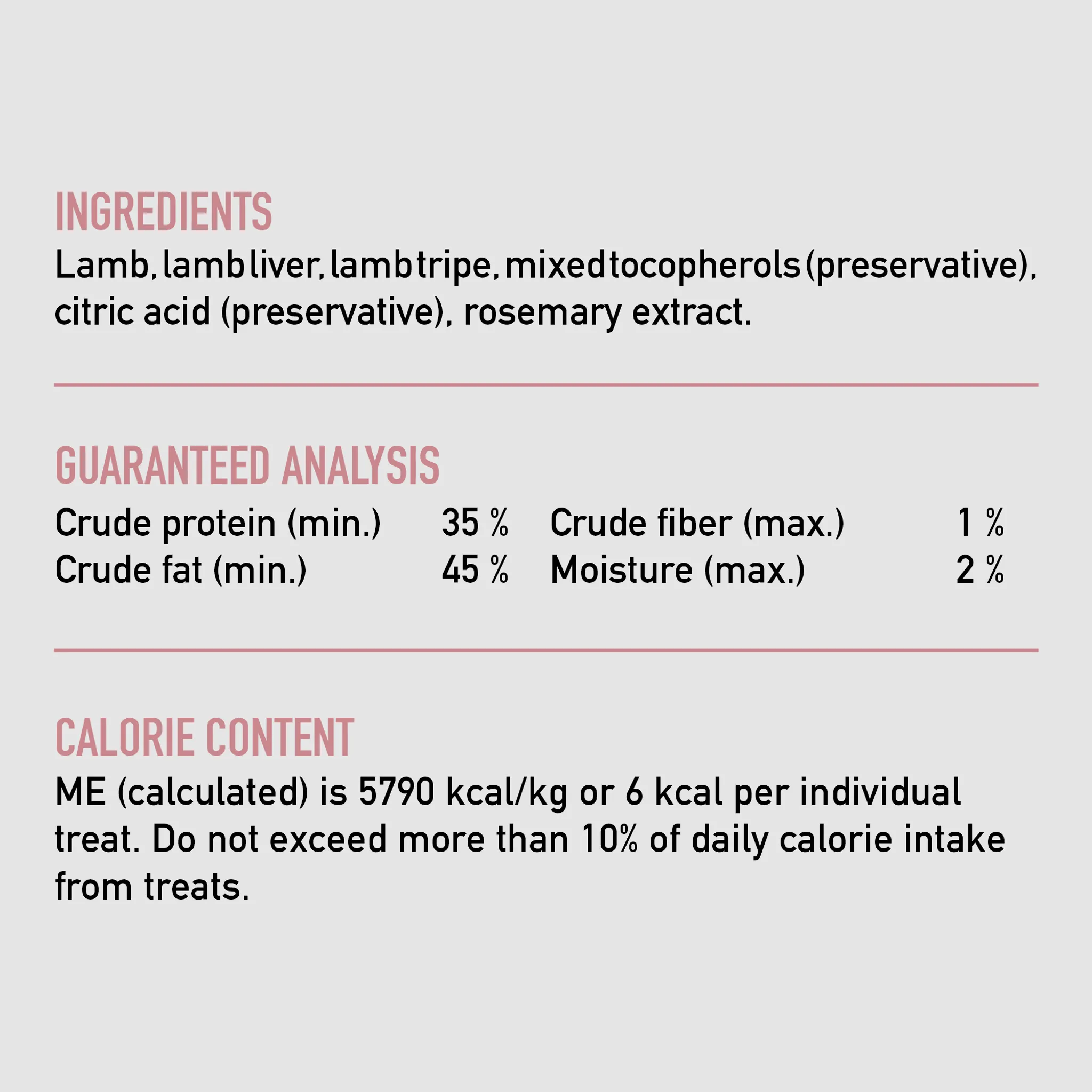Orijen Freeze-Dried Dog Treats Grass-Fed Lamb Formula