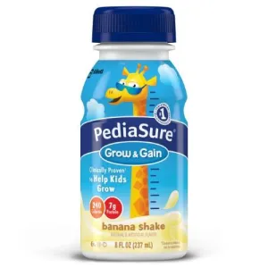 Pediasure Grow & Gain Banana Cream, 8 oz. Bottle