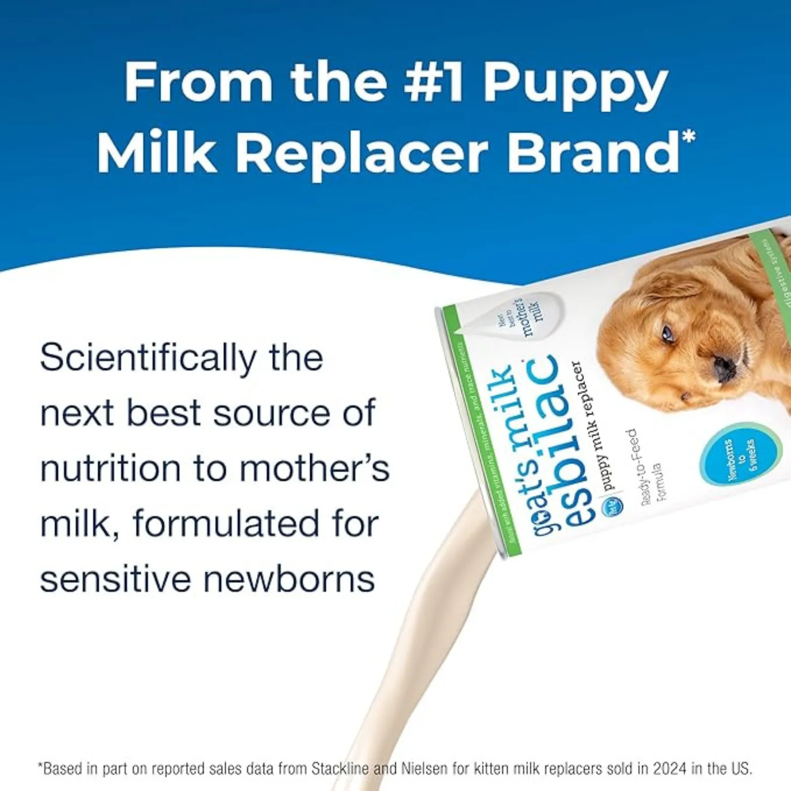 PetAg® Goat’s Milk Esbilac Liquid Puppy Milk Replacer Can 11 oz