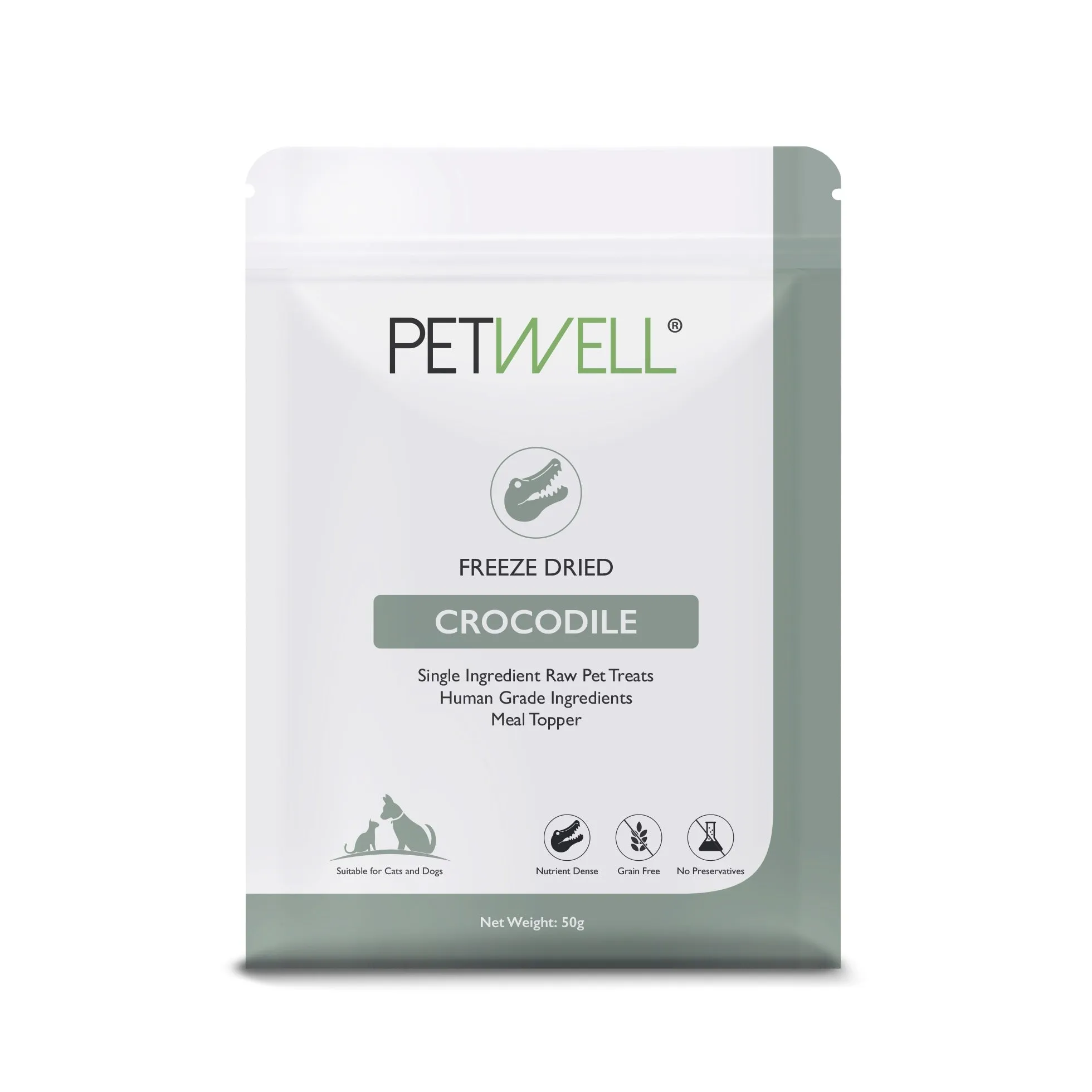 PetWell Freeze Dried Crocodile