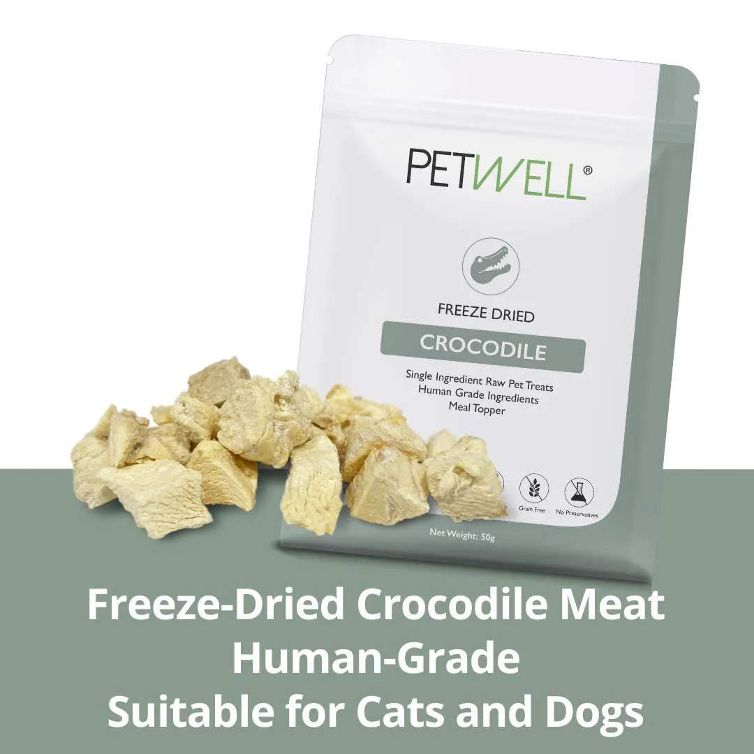 PetWell Freeze Dried Crocodile
