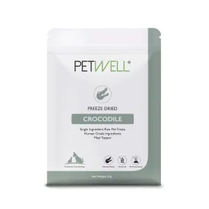 PetWell Freeze Dried Crocodile