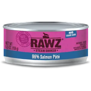 RAWZ 96% Salmon Pate Wet Cat Food