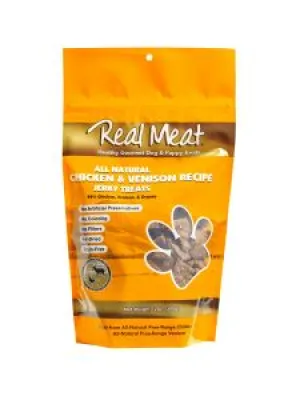 Real Meat Chicken & Venison Jerky Treats