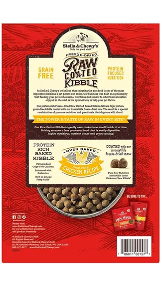 Stella & Chewy's Raw Coated Kibble: Cage-Free Chicken Recipe