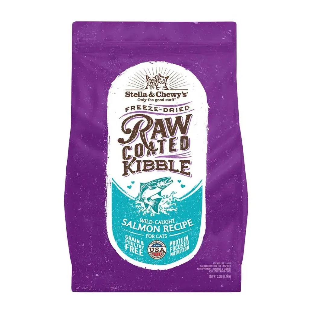 Stella & Chewy's Raw Coated Kibble Wild-Caught Salmon Recipe - 5lb