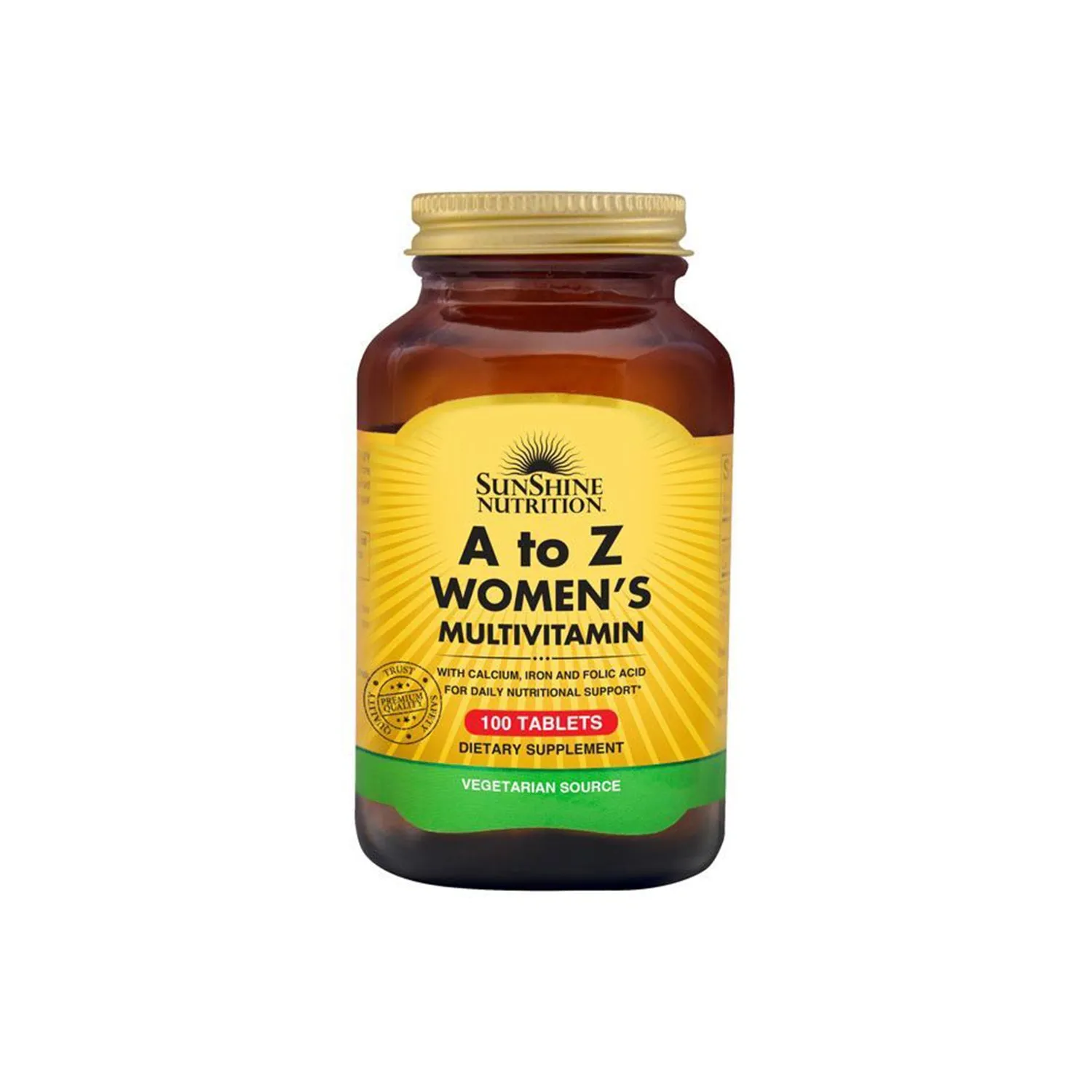 Sunshine Nutrition A TO Z WOMEN’S MULTIVITAMIN 100 TAB