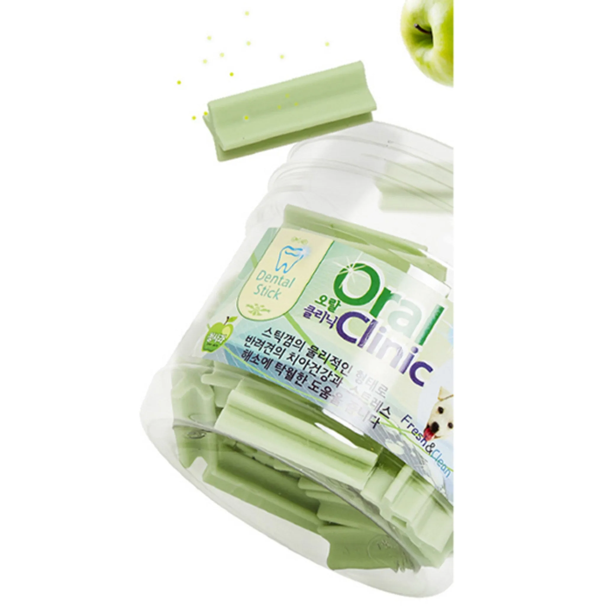Super Chew Oral Clinic Pet Dental Chew, Green Apple, 300g, 1 piece - 🏆 #8 - Pet Supplies - Best of December
