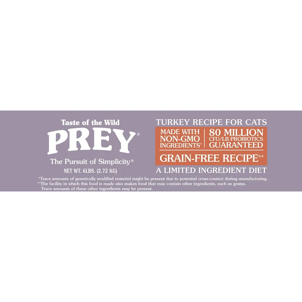 Taste of the Wild Prey Turkey Dry Cat Food