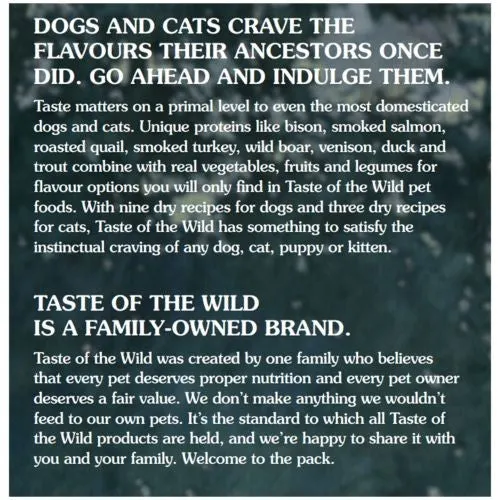 Taste of the Wild Wetlands Canine Canned Wet Dog Food  in Gravy 12 x 390g