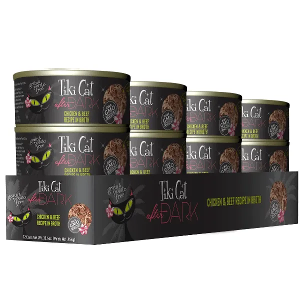 Tiki Cat After Dark Chicken & Beef Recipe Canned Cat Food