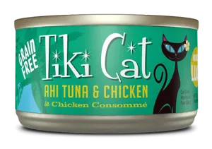 Tiki Cat  Hookena Luau Ahi Tuna & Chicken 8 x 6oz cans