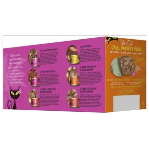 Tiki Cat King Kamehameha Luau Cat Food Cans 2.8 oz 12 count, Variety Pack