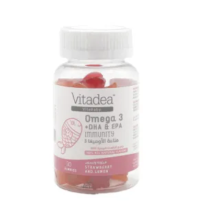 Vitadea - Omega 3   DHA & EPA Immunity Strawberry & Lemon