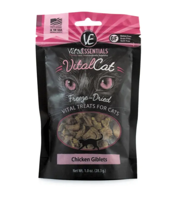 Vital Essentials - Vital Cat - Freeze Dried Chicken Giblets