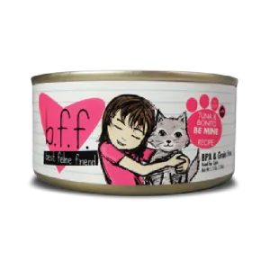 Weruva BFF Minced Tuna & Bonito Be Mine Recipe in Gelee Canned Cat Food