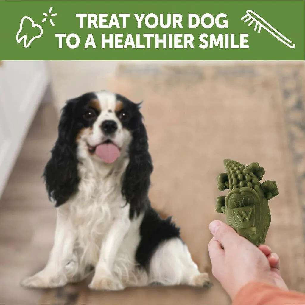 Whimzees by Wellness Alligator Natural Grain-Free Dental Chews For Small Breed Dogs (24 count)