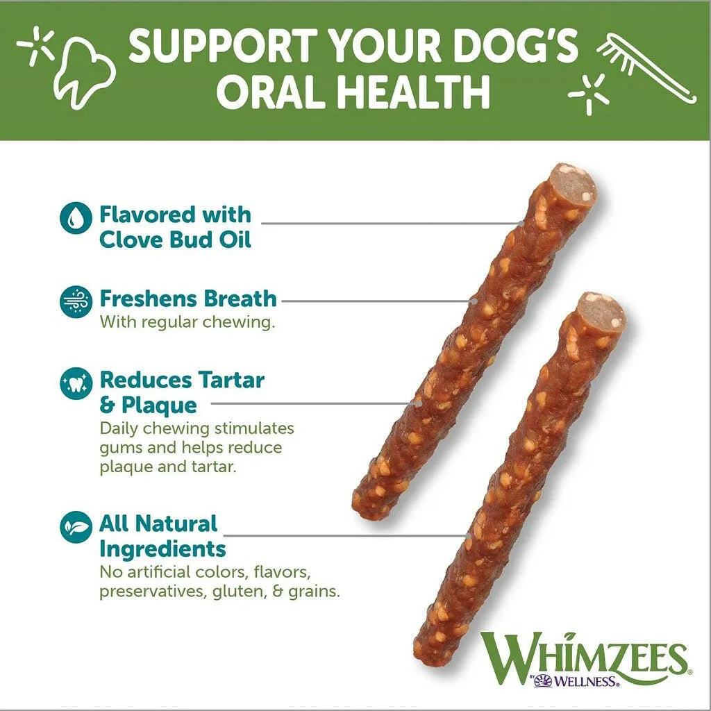 Whimzees by Wellness Dental Chew Veggie Sausage For Small Dog  (28 Pack)