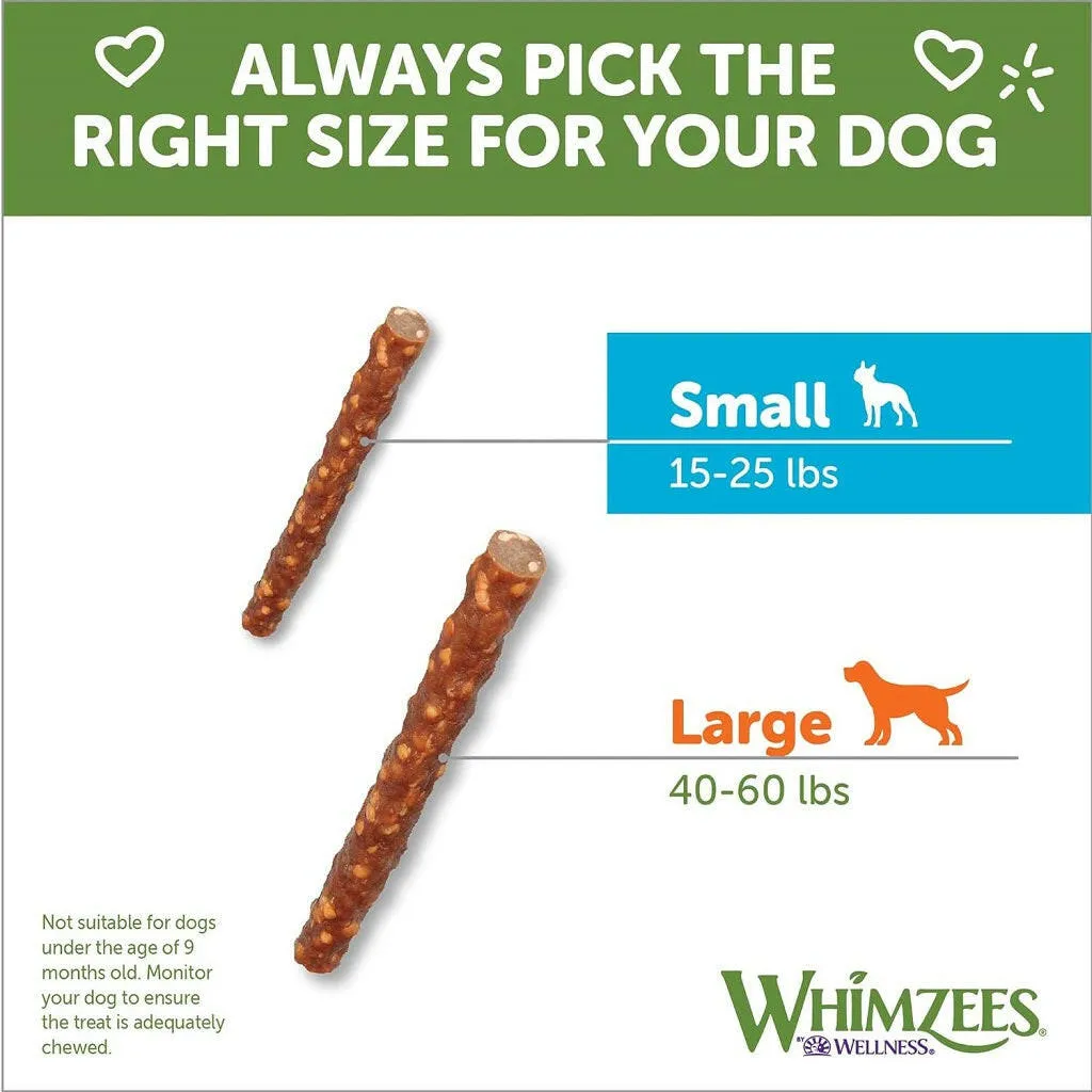 Whimzees by Wellness Dental Chew Veggie Sausage For Small Dog  (28 Pack)