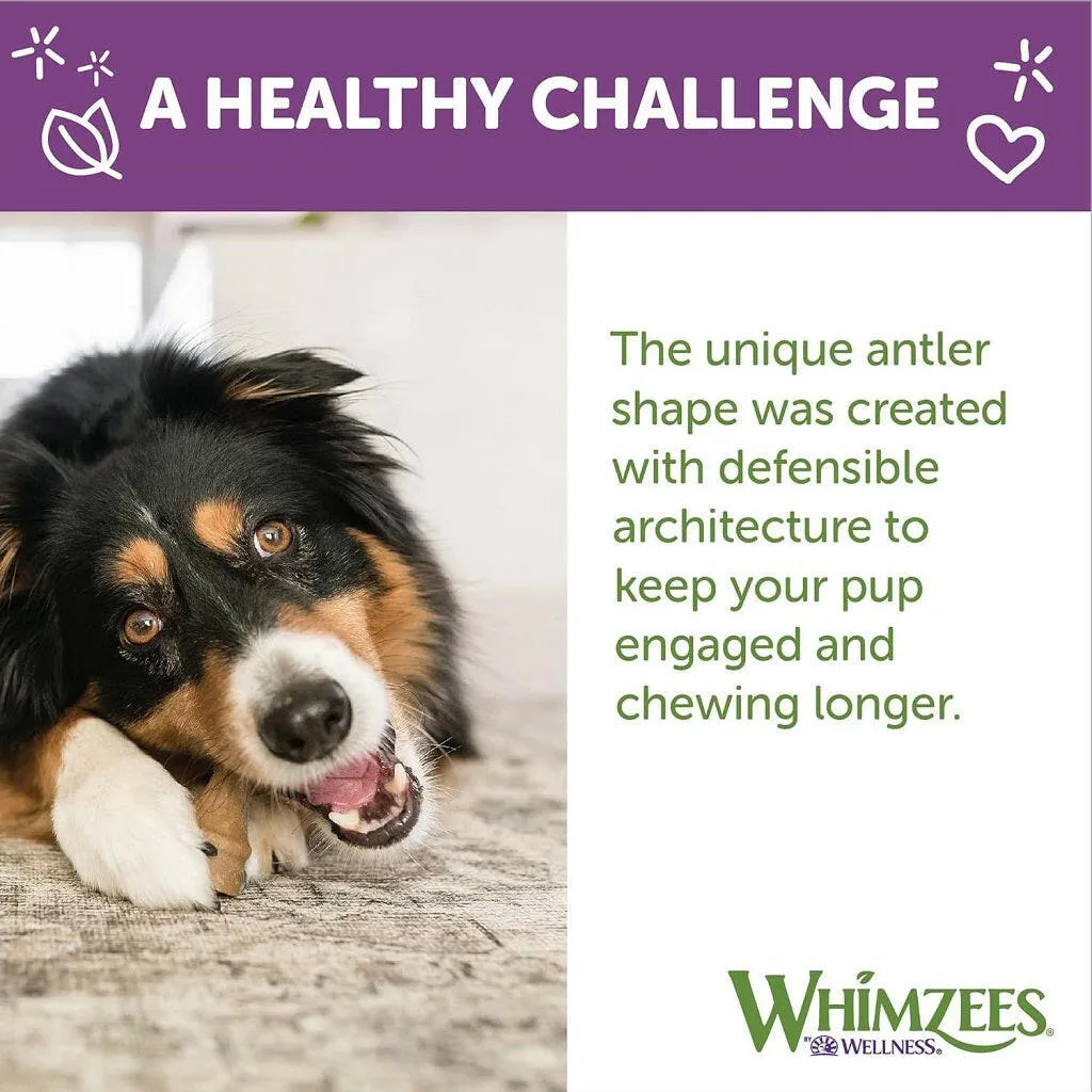 Whimzees by Wellness Occupy Antler Value Bag Treat For Large Dog (6 pc)