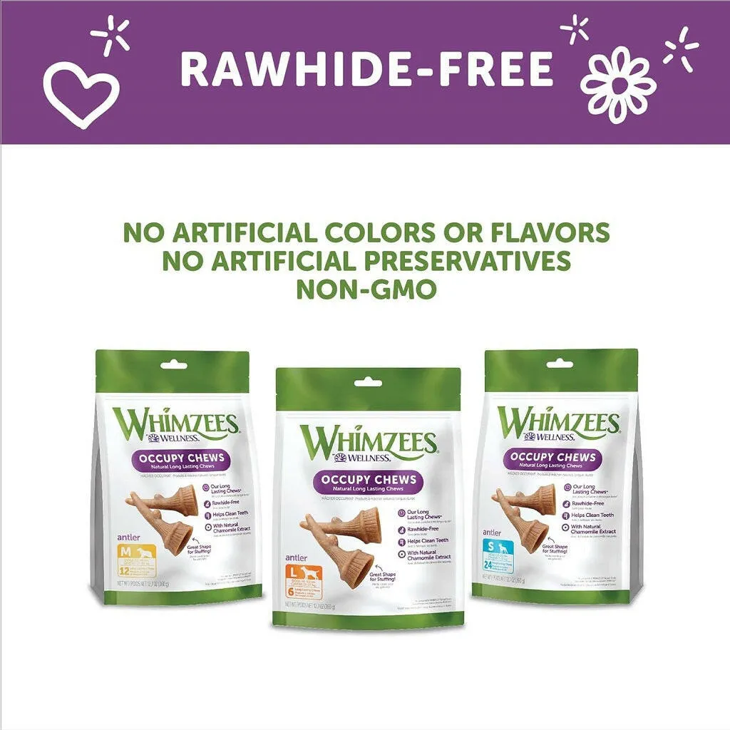 Whimzees by Wellness Occupy Antler Value Bag Treat For Large Dog (6 pc)