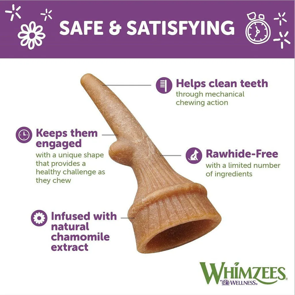 Whimzees by Wellness Occupy Antler Value Bag Treat For Large Dog (6 pc)