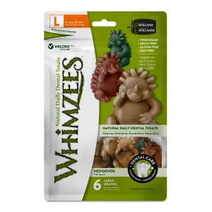 WHIMZEES Hedgehog Dental Dog Treats Large 6pk