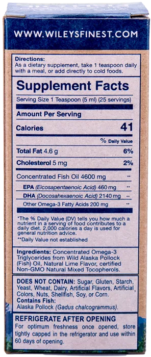 Wiley's Finest Fish Oil Summit DHA
